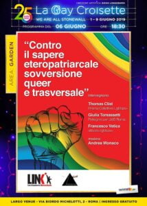 Gay Croisette - Contro il sapere eteropatriarcale sovversione queer e trasversale