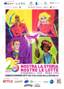 Roma Pride 2019 - Campagna - Nostra la lotta nostre le storie