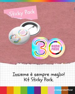 Sticky Pack Official Roma Pride Merchandising